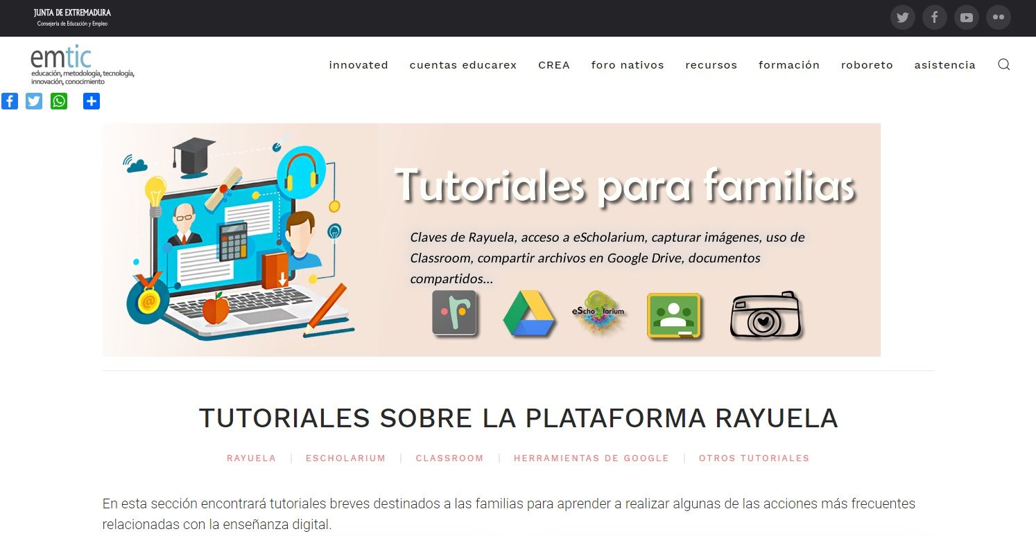 tutoriales para la familia